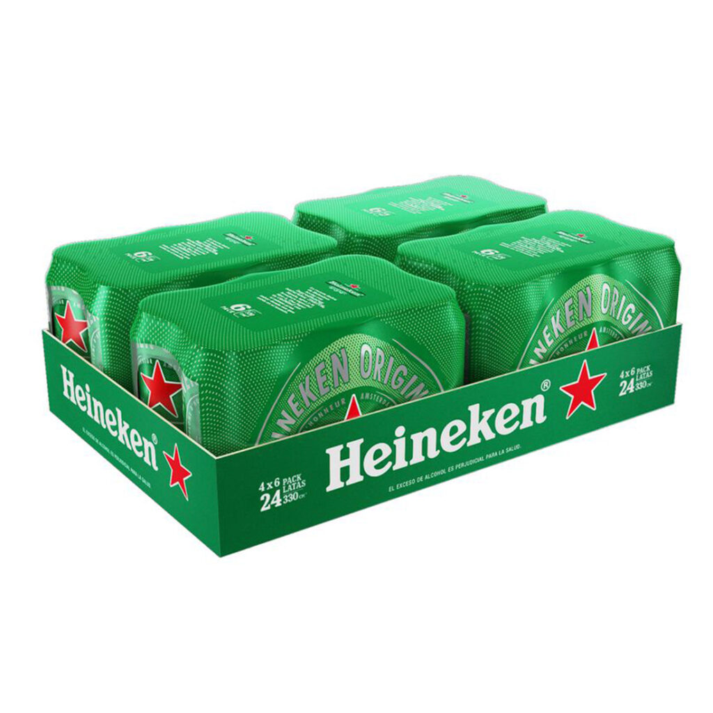 CAJA HEINEKEN 355ML LATA X 24 U. – BorborMarket